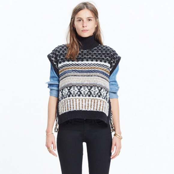 Madewell Sweaters - Madewell Side-Tie Sweater-Vest